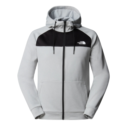 THE NORTH FACE DUKS M REAXION FLEECE F/Z HOODIE - EU HIGH RISE GREY LIGHT HE ZA MUŠKARCE