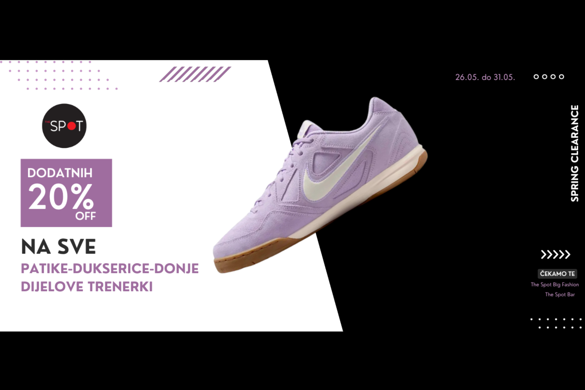 Ikone stila, sad i po nižoj cijeni! - dodatnih 20% na patike, dukserice i donje dijelove trenerki!